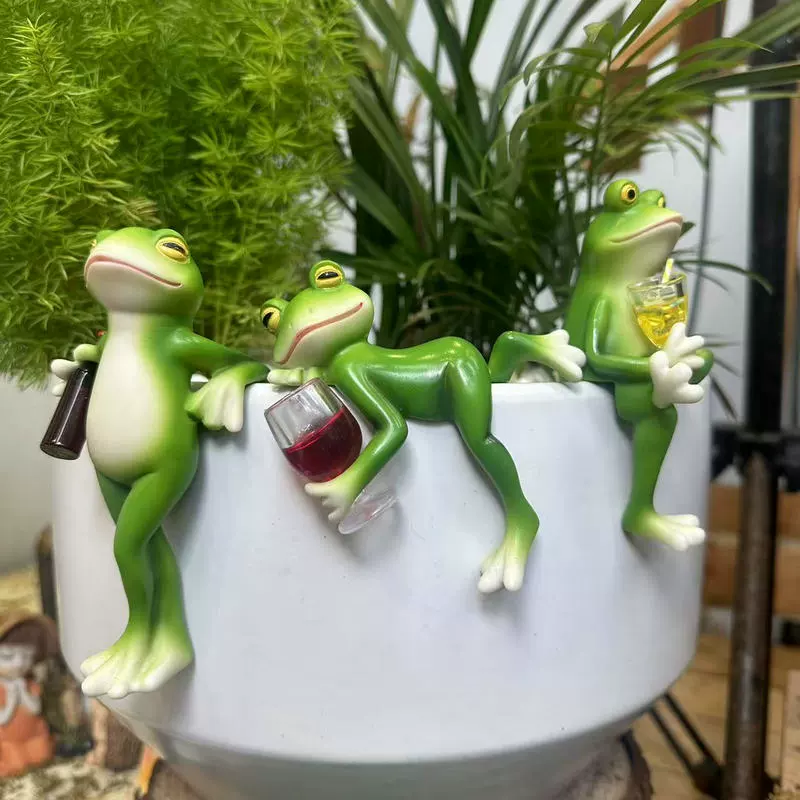Contemporary Resin Frog Plante - Plant Parents ulasan dan harga