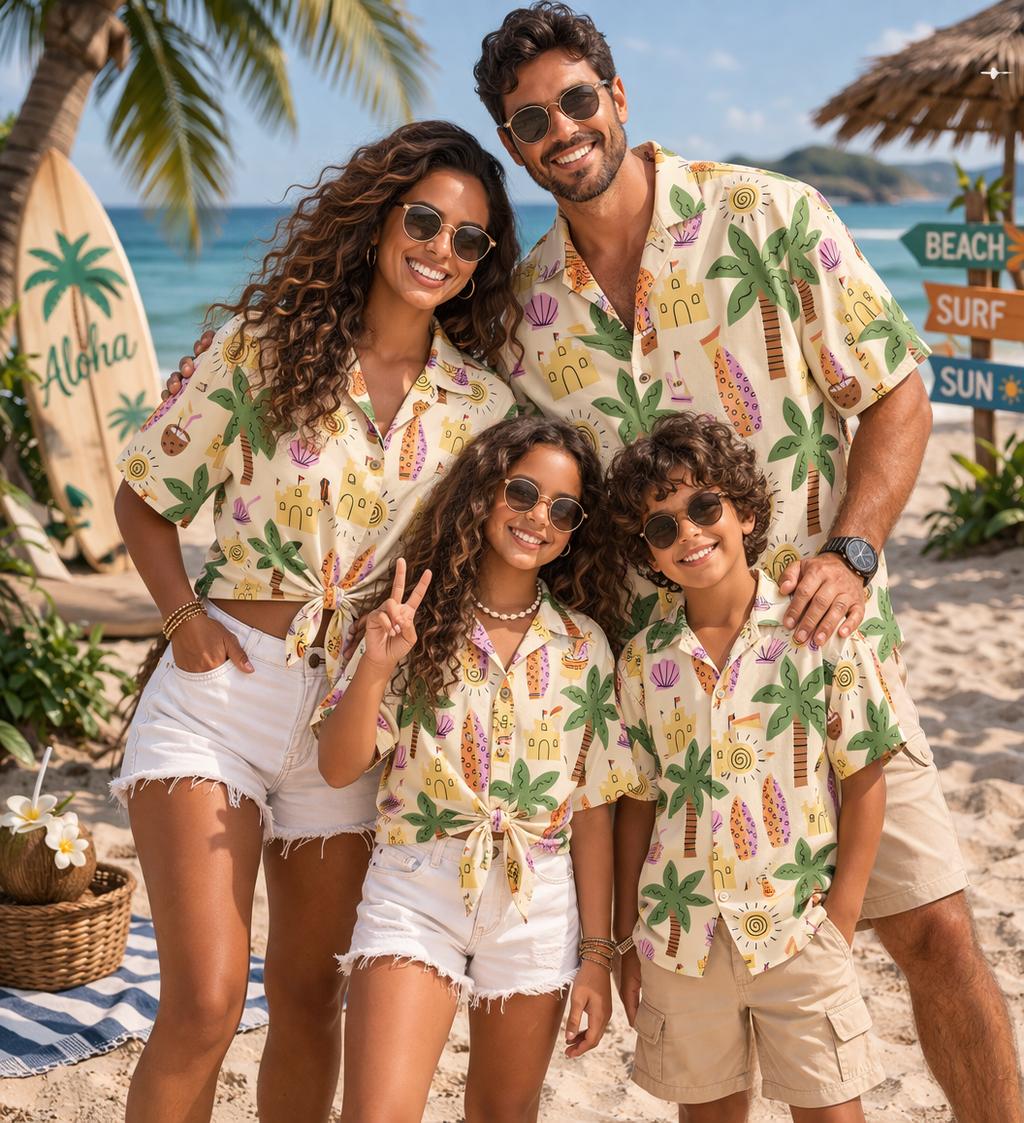 Hawaiian Children's Shirt Plan - Plant Parents ulasan dan harga